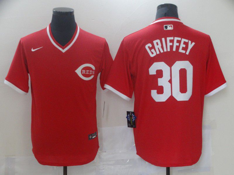Men Cincinnati Reds #30 Griffey Red Nike 2021 Game MLB Jersey->cincinnati reds->MLB Jersey
